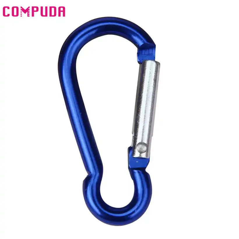 COMPUDA NEW 5pcs Black Aluminum Alloy D Carabiner Spring Snap Clip Hooks Keychain Climbing 2017
COMPUDA NEW 5pcs Black Aluminum Alloy D Carabiner Spring Snap Clip Hooks Keychain Climbing 2017