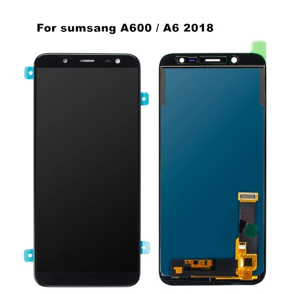 For SAMSUNG Galaxy A6 2018 A600 LCD Display Touch Screen Digitizer Assembly Replacement part For SAMSUNG A6 A600F A600FN LCD
For SAMSUNG Galaxy A6 2018 A600 LCD Display Touch Screen Digitizer Assembly Replacement part For SAMSUNG A6 A600F A600FN LCD