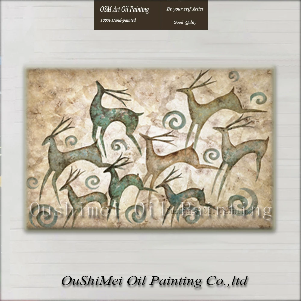 New Innovation Deer Paintings Handmade Animlas Painting Modern Paintings For Living Room Wall Decor Canvas Hang Oil Painting
New Innovation Deer Paintings Handmade Animlas Painting Modern Paintings For Living Room Wall Decor Canvas Hang Oil Painting