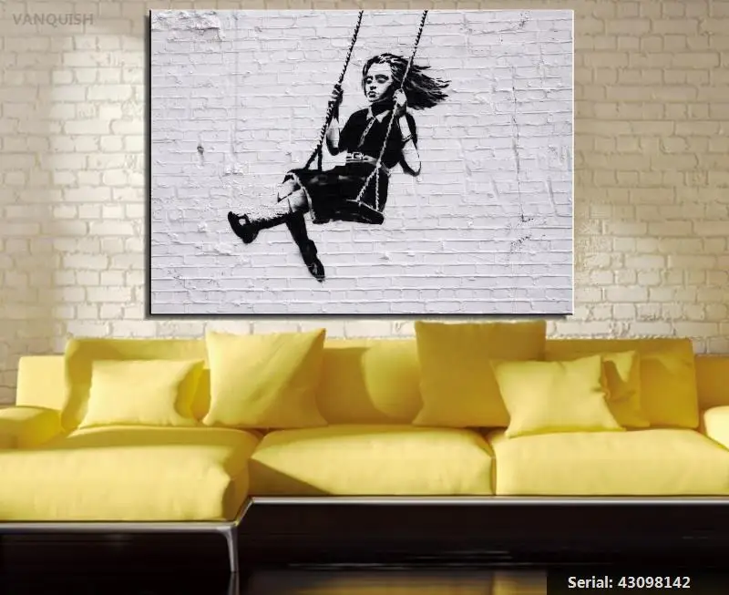 VANQUISH Free shipment banksy swing Art Picture Paint on Canvas Prints Still life Abstract oil Painting Drawing art43098142
VANQUISH Free shipment banksy swing Art Picture Paint on Canvas Prints Still life Abstract oil Painting Drawing art43098142
