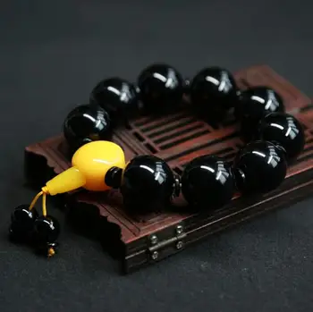 Domineering Men's Natural Black Agate Bracelet Tibetan Men's Old Agate Bead Bracelet ab31#
Domineering Men's Natural Black Agate Bracelet Tibetan Men's Old Agate Bead Bracelet ab31#