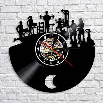 Gym 3D Wall Clock Hanging Fitness Sport Vinyl Record Clock Modern Design Bodybuilder Art Wall Decor Best Gift For Her Him
Gym 3D Wall Clock Hanging Fitness Sport Vinyl Record Clock Modern Design Bodybuilder Art Wall Decor Best Gift For Her Him