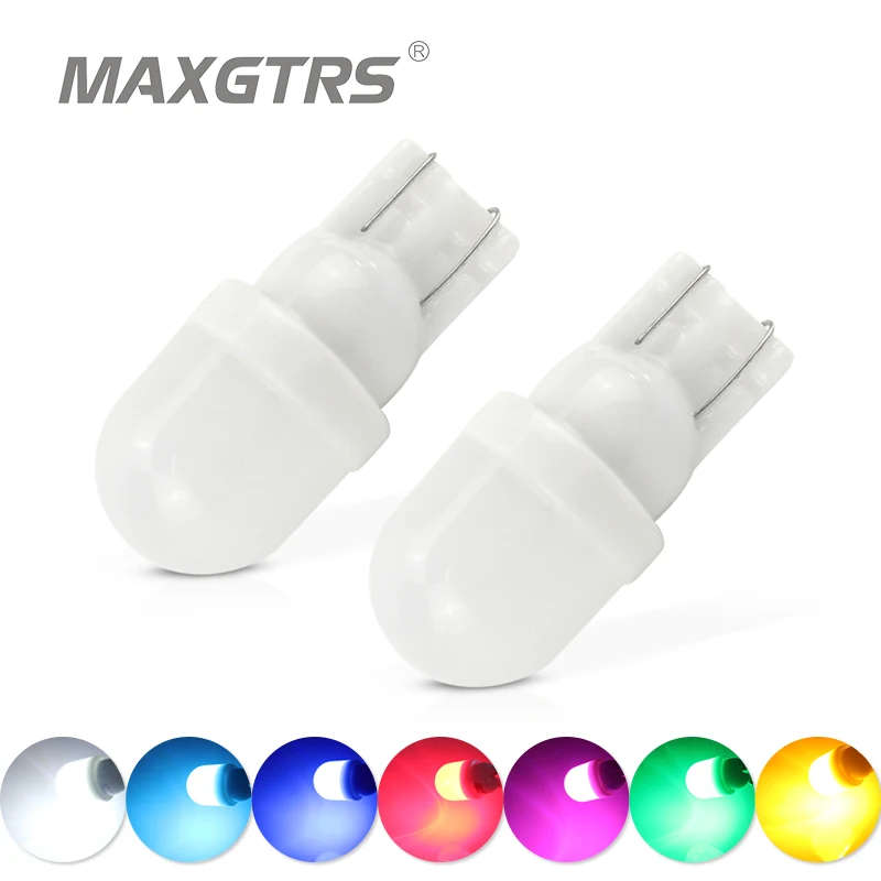 10x T10 Ceramic 194 Car Bulb 2 SMD 5630 White Blue Red Green Yellow 12V DC W5W Wedge Side License Light Lamp Car Light Source
10x T10 Ceramic 194 Car Bulb 2 SMD 5630 White Blue Red Green Yellow 12V DC W5W Wedge Side License Light Lamp Car Light Source