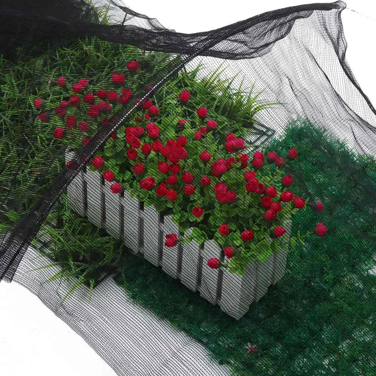 Black Mesh Network Insect Bird Barrier net Prevent Vegetables Flowers Plant Greenhouse Garden bask sun shade net
Black Mesh Network Insect Bird Barrier net Prevent Vegetables Flowers Plant Greenhouse Garden bask sun shade net