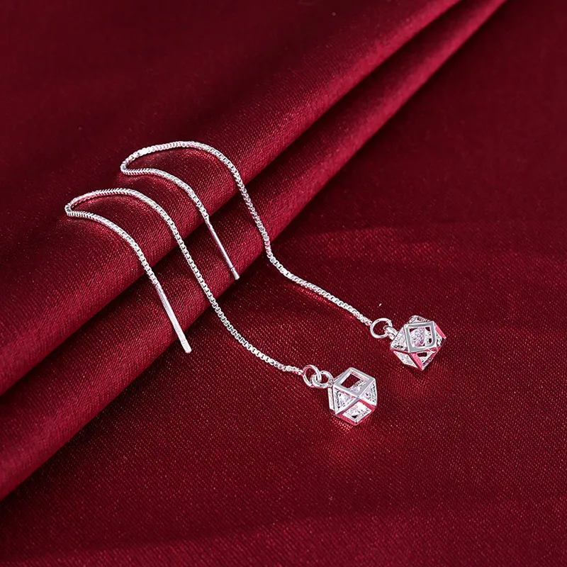 Simple Fashion Long Earrings Chain Stick with CZ Stone Color Dangle Long Chain Drop Earrings for Women Gifts
Simple Fashion Long Earrings Chain Stick with CZ Stone Color Dangle Long Chain Drop Earrings for Women Gifts