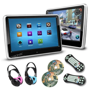 XTRONS 2pcs/ lot 10.1 Inch Digital TFT Touch Screen Monitor Ultra-thin Design Car Headrest DVD Player 1024*600 2 IR Headphones
XTRONS 2pcs/ lot 10.1 Inch Digital TFT Touch Screen Monitor Ultra-thin Design Car Headrest DVD Player 1024*600 2 IR Headphones