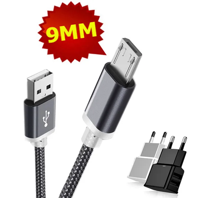 9mm Micro USB Charger Cable Extra Long Plug Micro-usb Connector for Leagoo M13/B13/M9/M8 Pro/T8 Power DOOGEE N10 HOMTOM Charging
9mm Micro USB Charger Cable Extra Long Plug Micro-usb Connector for Leagoo M13/B13/M9/M8 Pro/T8 Power DOOGEE N10 HOMTOM Charging