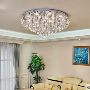 Crystal ceiling lamp simple modern living room bedroom lamp luxury atmosphere round led home crystal lamps led lighting fixture
Crystal ceiling lamp simple modern living room bedroom lamp luxury atmosphere round led home crystal lamps led lighting fixture