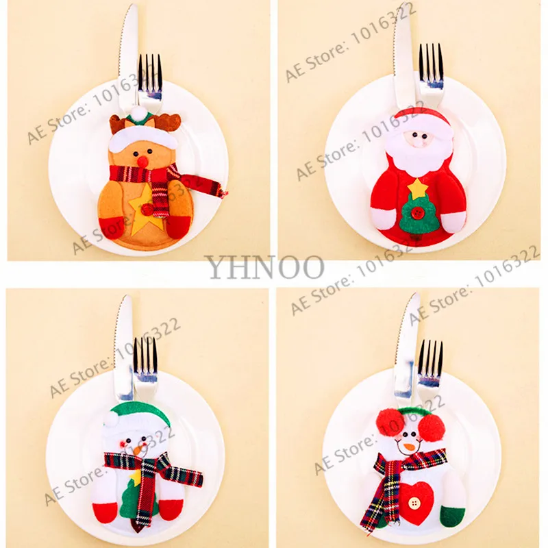 4pcs/set Snowman Santa Claus Elk Cutlery Suit Holders Pockets Knifes Forks Tableware Bags Christmas Dinner Table Home Decor
4pcs/set Snowman Santa Claus Elk Cutlery Suit Holders Pockets Knifes Forks Tableware Bags Christmas Dinner Table Home Decor