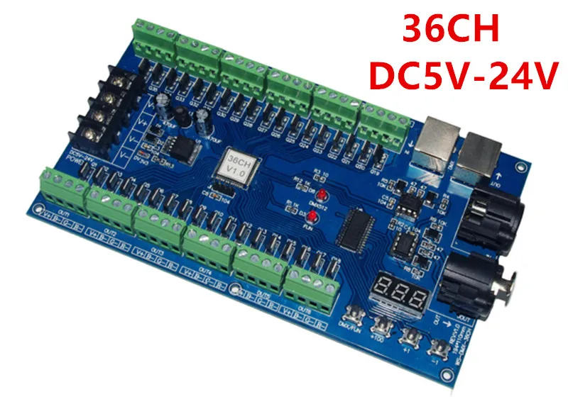 wholesale DC5V-24V 36 channel 12groups RGB Easy 36CH DMX512 XRL 3P led controller, decoder,dimmer,drive for led strip lights
wholesale DC5V-24V 36 channel 12groups RGB Easy 36CH DMX512 XRL 3P led controller, decoder,dimmer,drive for led strip lights