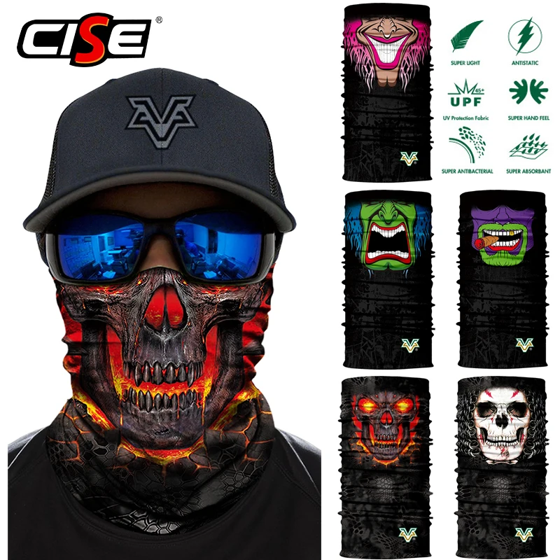 3D Seamless Motorcycle Bandana Magic Neck Face Mask Balaclava Moto Ghost Skull Windproof Head Shield Anti-UV Outdoor Sun Driving
3D Seamless Motorcycle Bandana Magic Neck Face Mask Balaclava Moto Ghost Skull Windproof Head Shield Anti-UV Outdoor Sun Driving