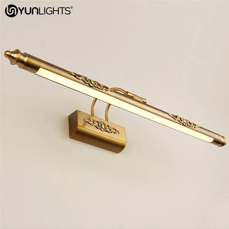 YUNLIGHTS 110v-240v 50CM 8 W Wall Lamp Luxury Bathroom Mirror Lamp Waterproof Retro Bronze Cabinet Vanity Mirror Lights
YUNLIGHTS 110v-240v 50CM 8 W Wall Lamp Luxury Bathroom Mirror Lamp Waterproof Retro Bronze Cabinet Vanity Mirror Lights