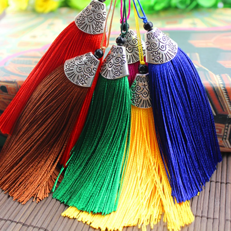Silk Tassel Key Earrings Jewelry Findings Components Hanging Spout Spike Make Hanging Decorations 8cm 5pcs
Silk Tassel Key Earrings Jewelry Findings Components Hanging Spout Spike Make Hanging Decorations 8cm 5pcs