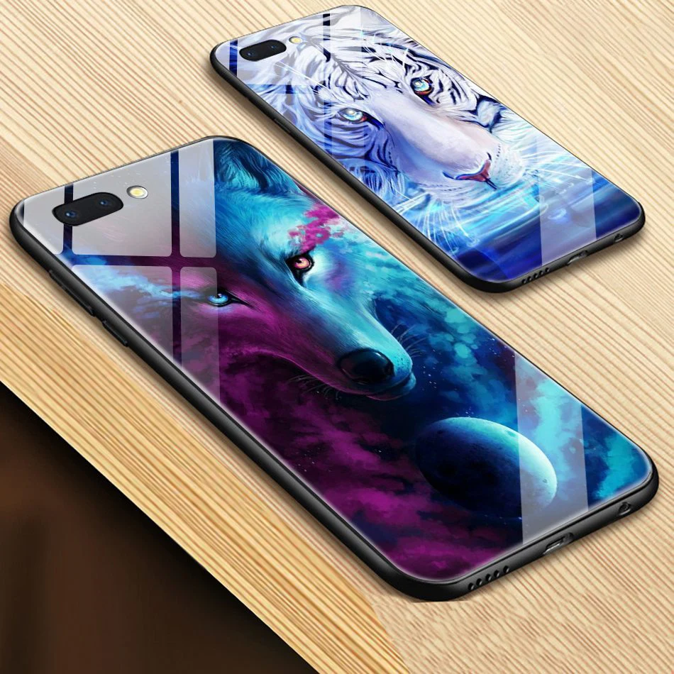 TOMKAS Animal Glass Case For iPhone X 8 7 6s 10 Cover Phone Cases For iPhone X 7 8 6 s Plus Case Luxury Cute TPU PC Covers Coque (3)