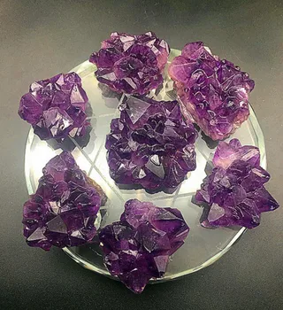 Natural Brazil Uruguay amethyst seven star array aura furnishing pieces home decoration accessories and natural stone specimens
Natural Brazil Uruguay amethyst seven star array aura furnishing pieces home decoration accessories and natural stone specimens