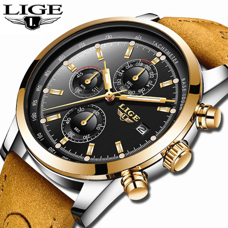 2018 LIGE Watch Men Luxury Brand Watch Fashion Men Watches Military Quartz Watch Chronograph Waterproof Clock Relogio Masculino
2018 LIGE Watch Men Luxury Brand Watch Fashion Men Watches Military Quartz Watch Chronograph Waterproof Clock Relogio Masculino