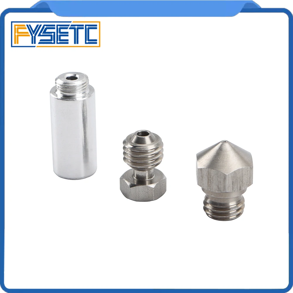 MK10 All Metal Hotend Kit M7 Nozzle 0.4mm Stainless Steel And Aluminum Throat And Connector For MK10 Nozzle 3D Printer Parts
MK10 All Metal Hotend Kit M7 Nozzle 0.4mm Stainless Steel And Aluminum Throat And Connector For MK10 Nozzle 3D Printer Parts