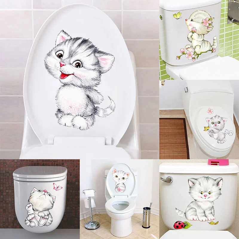 Diy Popular 20*30cm Cartoon Mural Art Wall Decals Cats Animal For Kids Room Bathroom Wall Stickers Toilet Home Decoration 1PC
Diy Popular 20*30cm Cartoon Mural Art Wall Decals Cats Animal For Kids Room Bathroom Wall Stickers Toilet Home Decoration 1PC