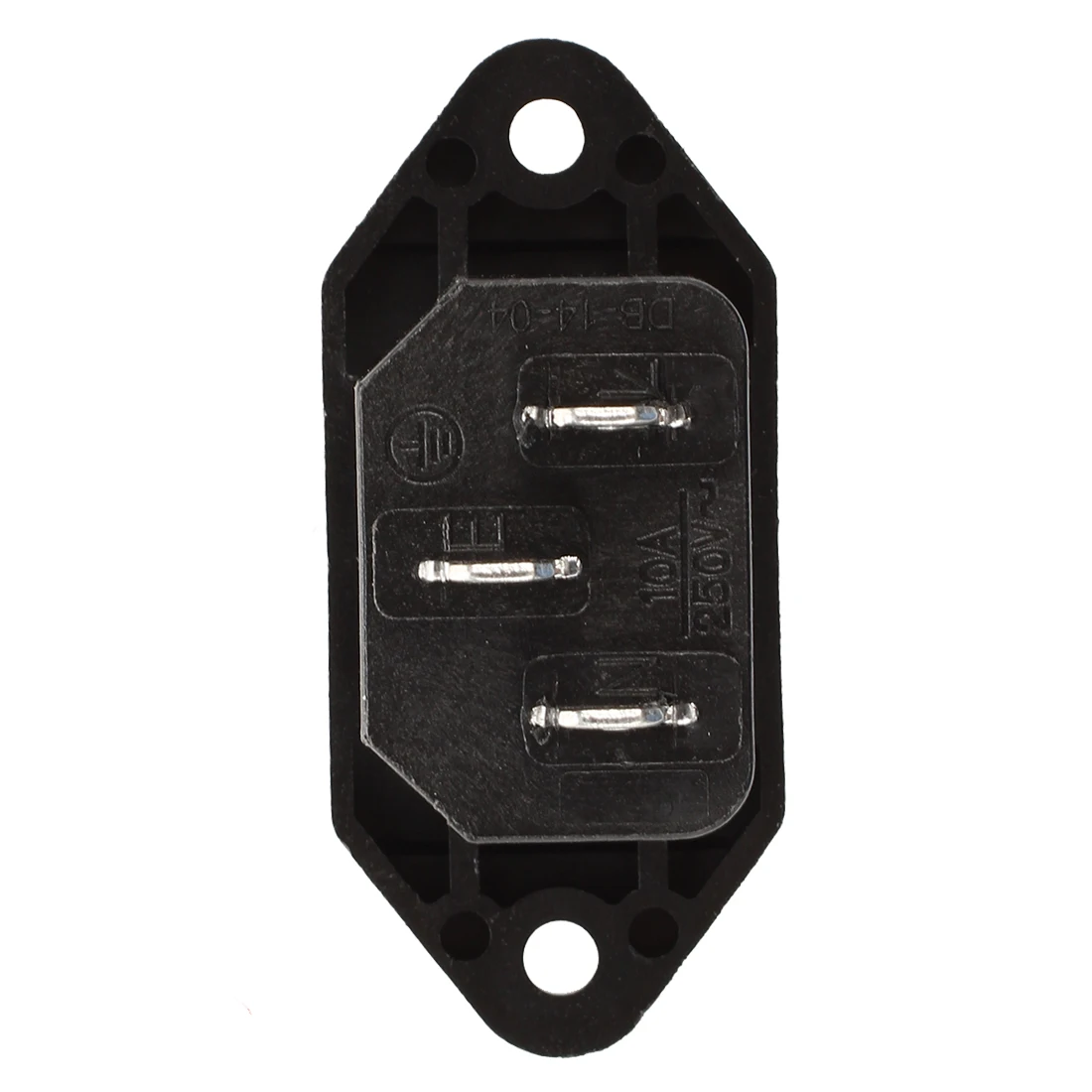 10 шт. черный 3 контакта IEC320 C14 вход питания розетка AC 250V 10A|power plug socket|socket aplug socket |