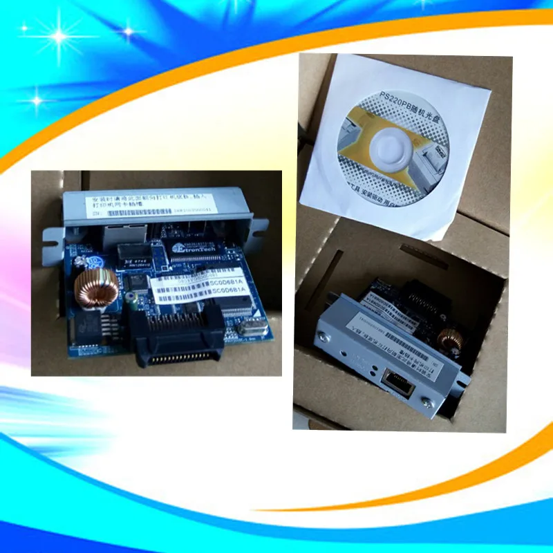 New OEM original Receipt Printer TM-U220 Network Ethernet interface Port Card TMU220 net card with disk
New OEM original Receipt Printer TM-U220 Network Ethernet interface Port Card TMU220 net card with disk