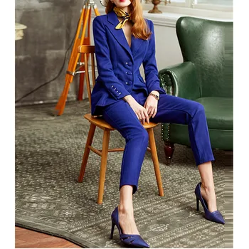 Women's suit new women's fashion casual formal suit two-piece suit (jacket + pants) ladies business overalls custom made
Women's suit new women's fashion casual formal suit two-piece suit (jacket + pants) ladies business overalls custom made