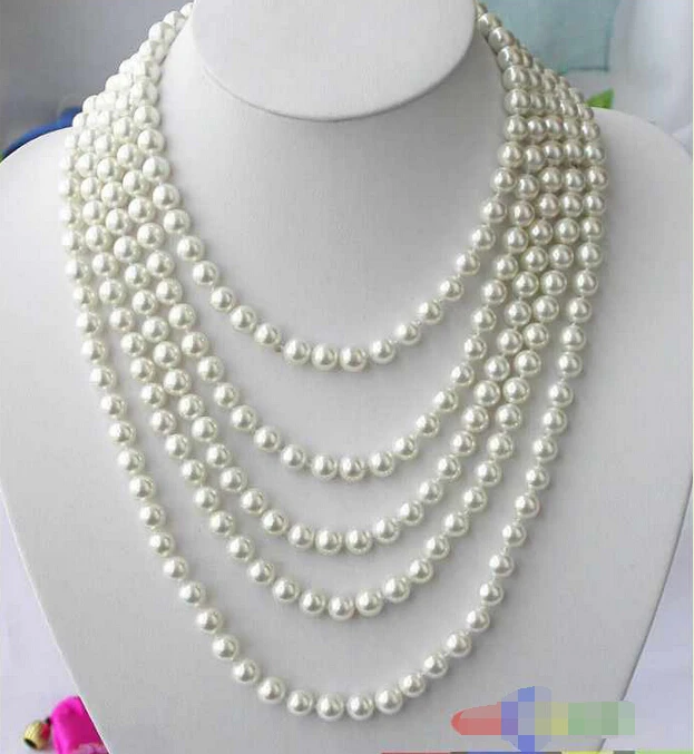 FREE SHIPPING>@@> p1534 LONG 100" 8MM WHITE SOUTH SEA SHELL PEARL NECKLACE ^^^@^Noble style Natural Fine jewe &
FREE SHIPPING>@@> p1534 LONG 100" 8MM WHITE SOUTH SEA SHELL PEARL NECKLACE ^^^@^Noble style Natural Fine jewe &