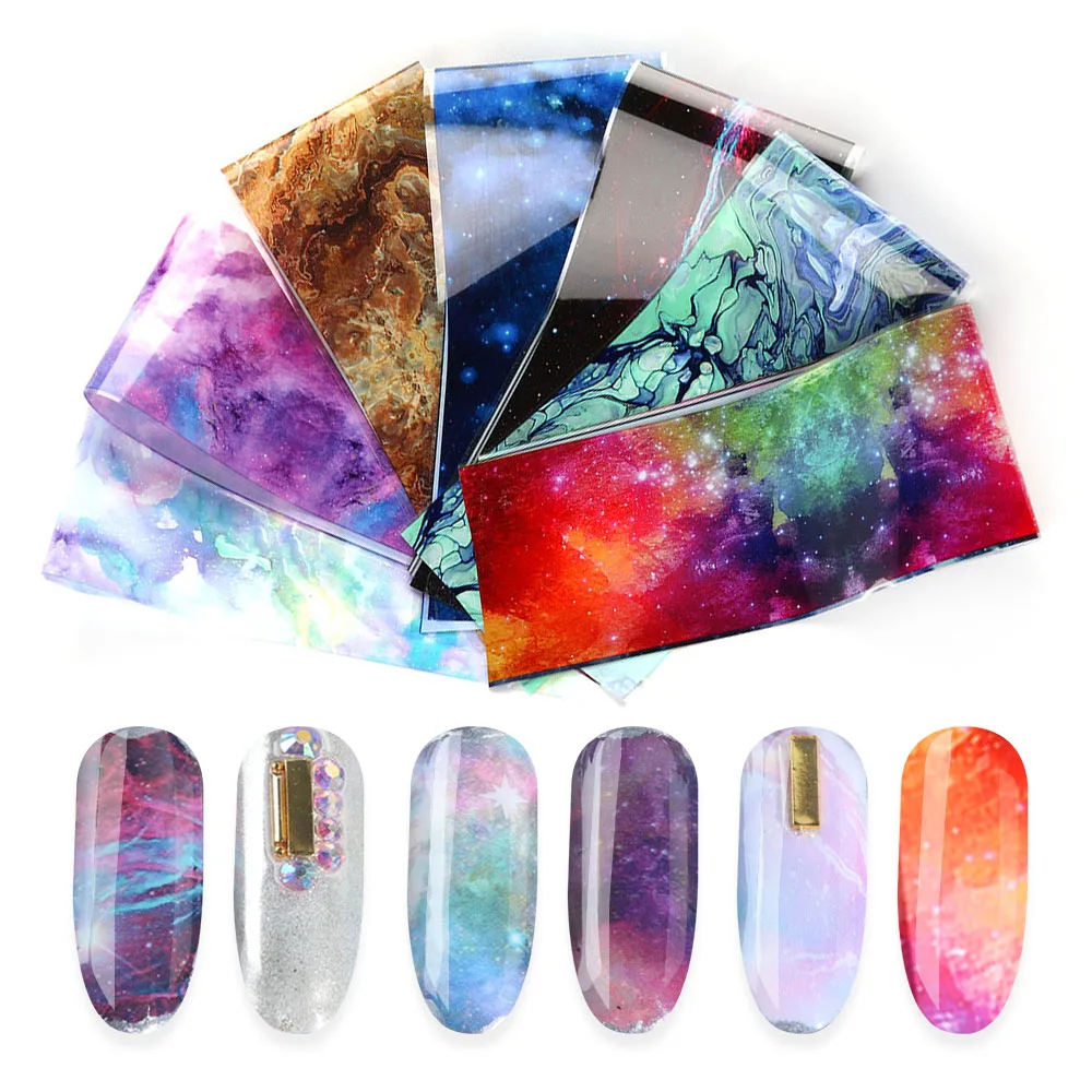 10pc/pack Mixed Flower Nail Foils Nail Art Transfer Sticker Holographic Starry Paper Set 3D Adhesive Decals Decoration Wraps
10pc/pack Mixed Flower Nail Foils Nail Art Transfer Sticker Holographic Starry Paper Set 3D Adhesive Decals Decoration Wraps