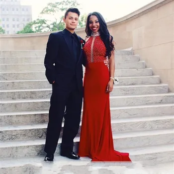 Red Halter Backless Mermaid Evenig Prom Gown Beaded Chiffon Formal Dress for Wedding Party Robe De Soiree Plus Size
Red Halter Backless Mermaid Evenig Prom Gown Beaded Chiffon Formal Dress for Wedding Party Robe De Soiree Plus Size