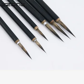 EZONE Wolf Hair Brush Hook Line Pen Calligraphy Pens Black Bamboo Penholder Artist Drawing Painting Watercolor Painting Supplies
EZONE Wolf Hair Brush Hook Line Pen Calligraphy Pens Black Bamboo Penholder Artist Drawing Painting Watercolor Painting Supplies