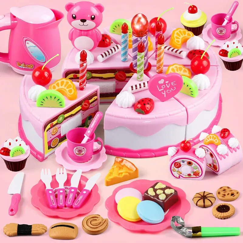 Children Pretend Play Toy Plastic Kitchen Birthday Cake Cutting Fruit Food Miniature Educational Toys Diy Creative Gift for Girl
Children Pretend Play Toy Plastic Kitchen Birthday Cake Cutting Fruit Food Miniature Educational Toys Diy Creative Gift for Girl