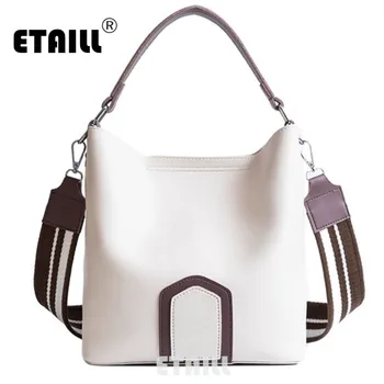ETAILL Fashion Stripe Wide Strap Bucket Bag Retro Top Handle Shoulder Bag Simple Crossbody Bag Pu Leather Designer Messenger Bag
ETAILL Fashion Stripe Wide Strap Bucket Bag Retro Top Handle Shoulder Bag Simple Crossbody Bag Pu Leather Designer Messenger Bag