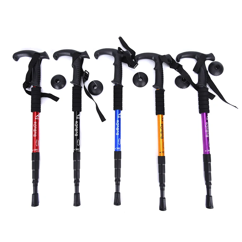 Telescop DINGZHAO Nordic Walking Trekking Poles 2 Pack with Quick Lock System 