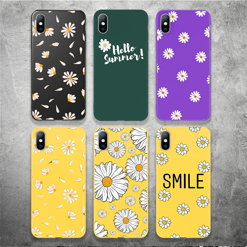 Lovebay Daisy Phone Cases For iphone 5 5S SE 6 6S 7 8 Plus XS Max XR X Soft Silicon Flower Fashion Yellow Back Case Cover Shell
Lovebay Daisy Phone Cases For iphone 5 5S SE 6 6S 7 8 Plus XS Max XR X Soft Silicon Flower Fashion Yellow Back Case Cover Shell