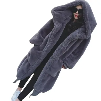 Plus Size Winter Women Faux Fur Coat 2020 Fashionable Beaver Rabbit Hair Long Hooded Loose Female Parka Thicken Warm Casual Coat
Plus Size Winter Women Faux Fur Coat 2020 Fashionable Beaver Rabbit Hair Long Hooded Loose Female Parka Thicken Warm Casual Coat