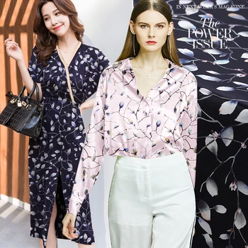 108cm magnolia printed silk fabric meter 19 mm silk stretch satin fabric satin shirt dress printed fabric wholesale silk cloth
108cm magnolia printed silk fabric meter 19 mm silk stretch satin fabric satin shirt dress printed fabric wholesale silk cloth