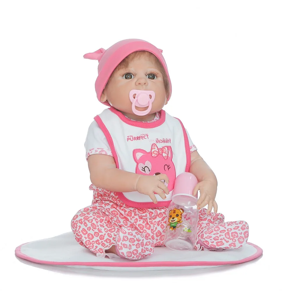 DollMai 23" bebes reborn menina completa silicone reborn baby girl dolls children gift educational toy babies alive bonecas
DollMai 23" bebes reborn menina completa silicone reborn baby girl dolls children gift educational toy babies alive bonecas