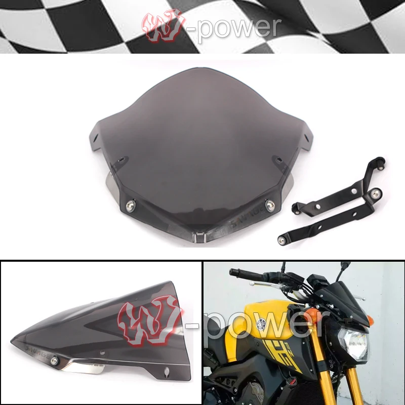 Motorcycle Windshield Windshield Pare-brise Smoke fite For YAMAHA MT 09 MT-09 FZ-09 2014-205 2016
Motorcycle Windshield Windshield Pare-brise Smoke fite For YAMAHA MT 09 MT-09 FZ-09 2014-205 2016