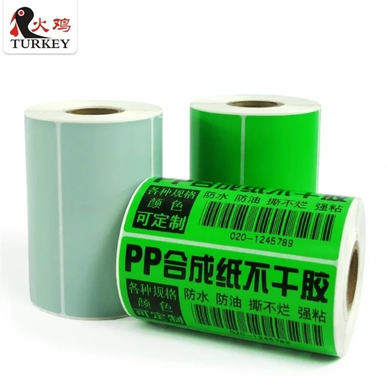 Waterproof Thermal Transfer Label 100mm x 50mmRoll of 500 StickersGlossy SurfaceGrey blue white Synthetic PP label
Waterproof Thermal Transfer Label 100mm x 50mmRoll of 500 StickersGlossy SurfaceGrey blue white Synthetic PP label