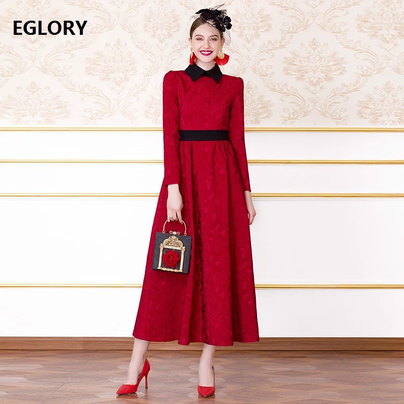 High Quality Brand New 2019 Autumn Long Party Evening Vestidos Women Turn-down Collar Vintage Jacquard Print Long Maxi Dress 3XL
High Quality Brand New 2019 Autumn Long Party Evening Vestidos Women Turn-down Collar Vintage Jacquard Print Long Maxi Dress 3XL