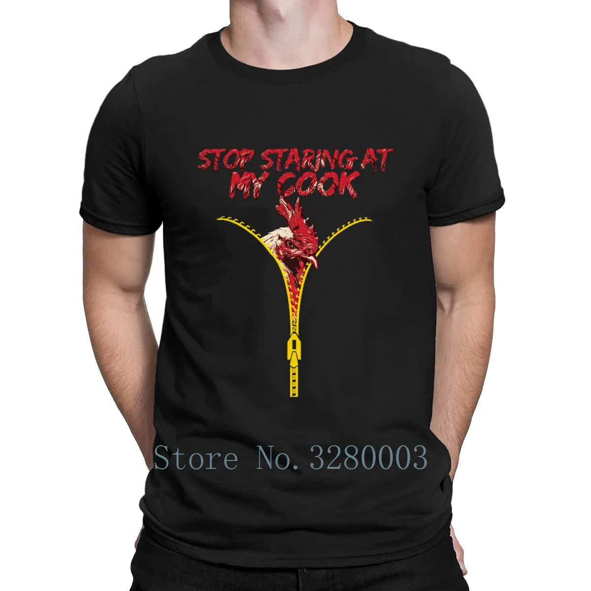 Chicken Hen Stop Staring At My Cock Funny T Shirt Round Neck Pattern Anti-Wrinkle Summer Short Sleeve New Style Personalized
Chicken Hen Stop Staring At My Cock Funny T Shirt Round Neck Pattern Anti-Wrinkle Summer Short Sleeve New Style Personalized