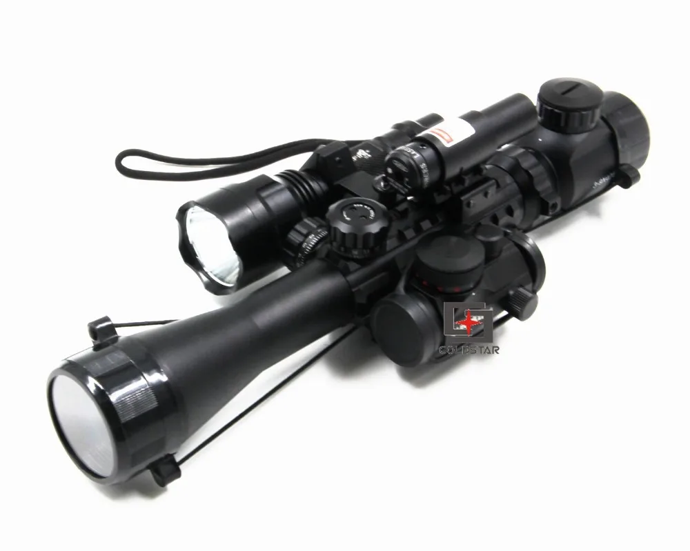 Army Compact Combo 3-9x40EG Airsoft Gun Rifle Scope + Laser Sight + T-1 Red Dot + CREE T6 LED Flashlight 5Mode C8 Torch
Army Compact Combo 3-9x40EG Airsoft Gun Rifle Scope + Laser Sight + T-1 Red Dot + CREE T6 LED Flashlight 5Mode C8 Torch