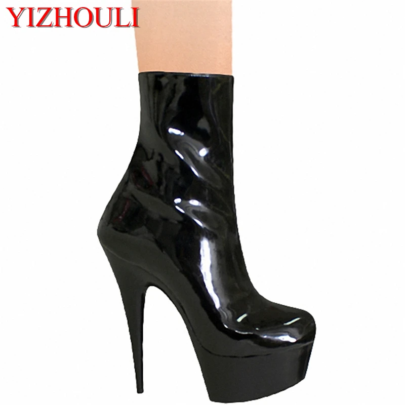 Classic black 15cm platform shoes, pole dancing/model shoes, 6 inch ankle boots, sexy ankle boots
Classic black 15cm platform shoes, pole dancing/model shoes, 6 inch ankle boots, sexy ankle boots