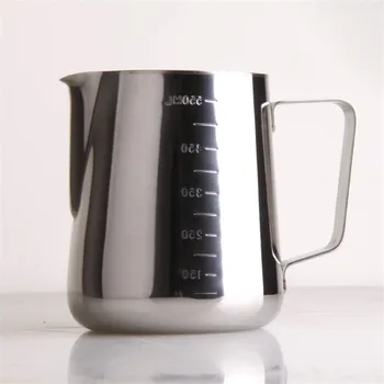 600ml Stainless Steel Espresso Coffee Pitcher Barista Kitchen Home Craft Scale Coffee Latte Milk Frothing Jug
600ml Stainless Steel Espresso Coffee Pitcher Barista Kitchen Home Craft Scale Coffee Latte Milk Frothing Jug