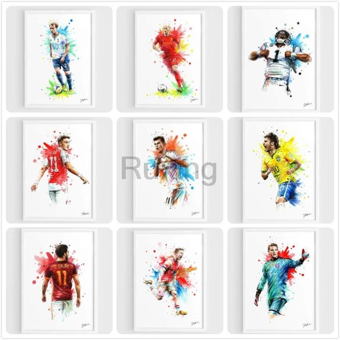 Diy diamond mosaic Watercolor football player Cross Stitch diamond painting square embroidery Collection of handmade decorations
Diy diamond mosaic Watercolor football player Cross Stitch diamond painting square embroidery Collection of handmade decorations