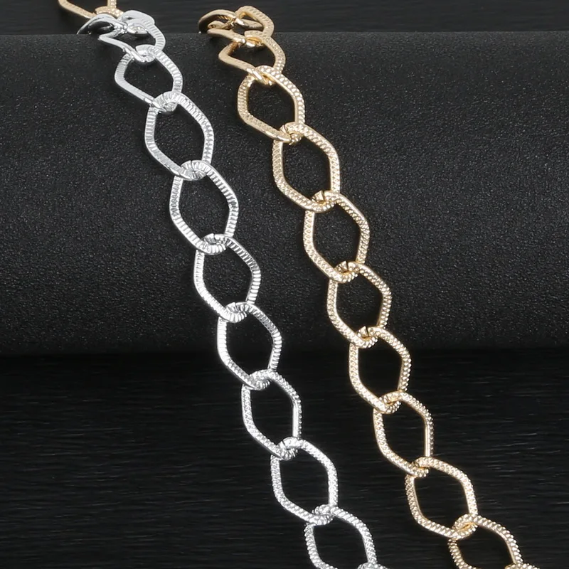 DIY jewelry making materials gold silver Flash chain Aluminum production Tails Bracelet making 300cm
DIY jewelry making materials gold silver Flash chain Aluminum production Tails Bracelet making 300cm