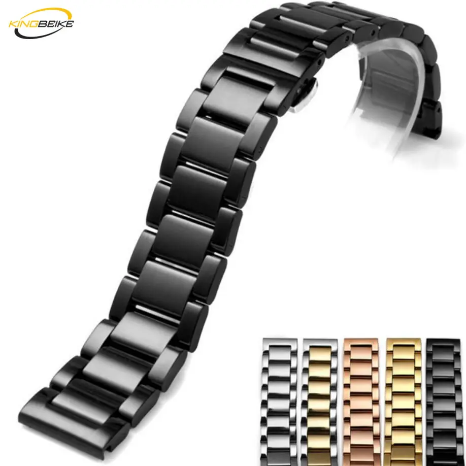 KINGBEIKE 4 Colors 18mm 20mm 22mm Width Watchbands Universal Strap For Smart Watch Metal Three Links Stainless Steel Watch Band
KINGBEIKE 4 Colors 18mm 20mm 22mm Width Watchbands Universal Strap For Smart Watch Metal Three Links Stainless Steel Watch Band