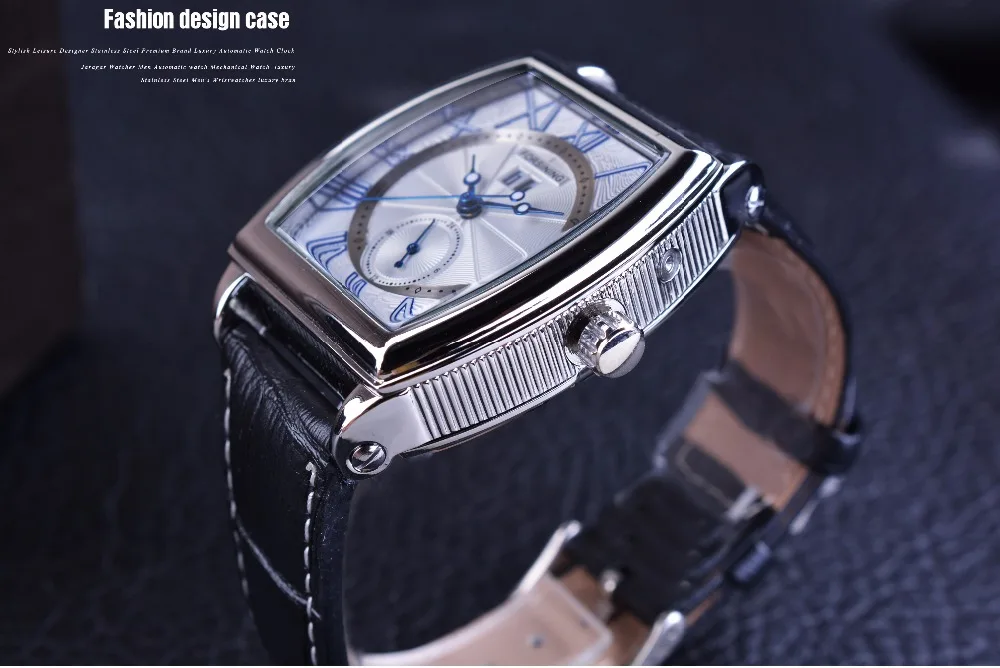 Automatic Watch With Luxury Leather Band