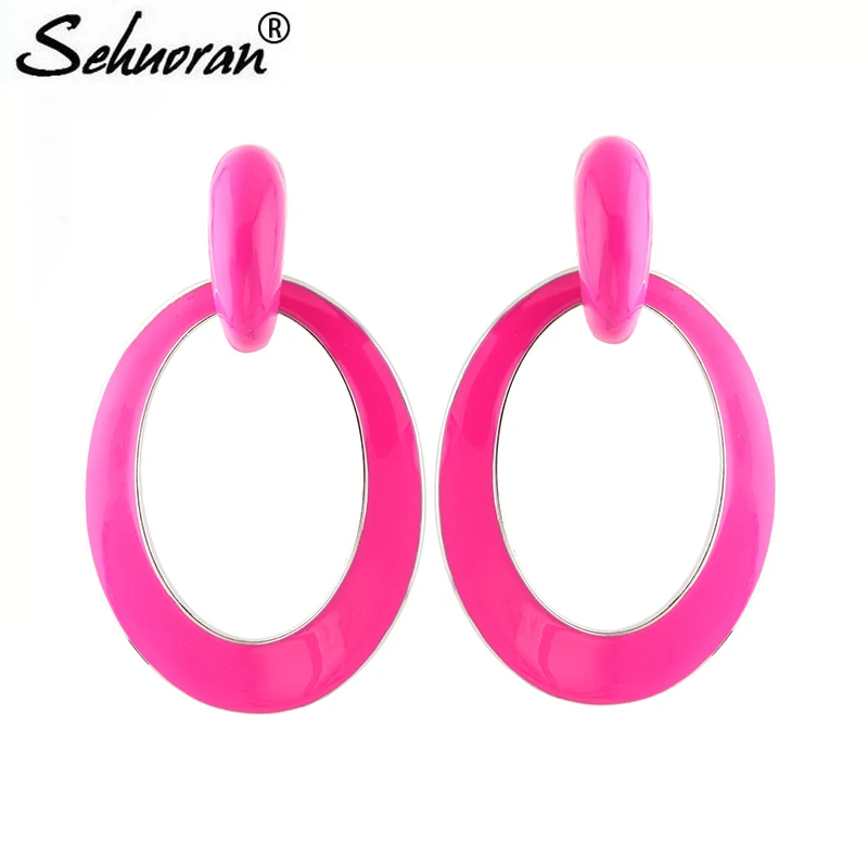 Sehuoran Dangle Earrings For Woman Multiple Colors Zinc Alloy Oil Cover In Surface Oval Pendants Earring Jewelry Drop Earrings
Sehuoran Dangle Earrings For Woman Multiple Colors Zinc Alloy Oil Cover In Surface Oval Pendants Earring Jewelry Drop Earrings