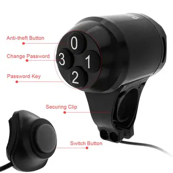 42.2*60.5mm Black Plastic Durable 2 in 1 Waterproof Loud Cycling Road / MTB Bicycle Password Electric Horn Alarm Bell
42.2*60.5mm Black Plastic Durable 2 in 1 Waterproof Loud Cycling Road / MTB Bicycle Password Electric Horn Alarm Bell
