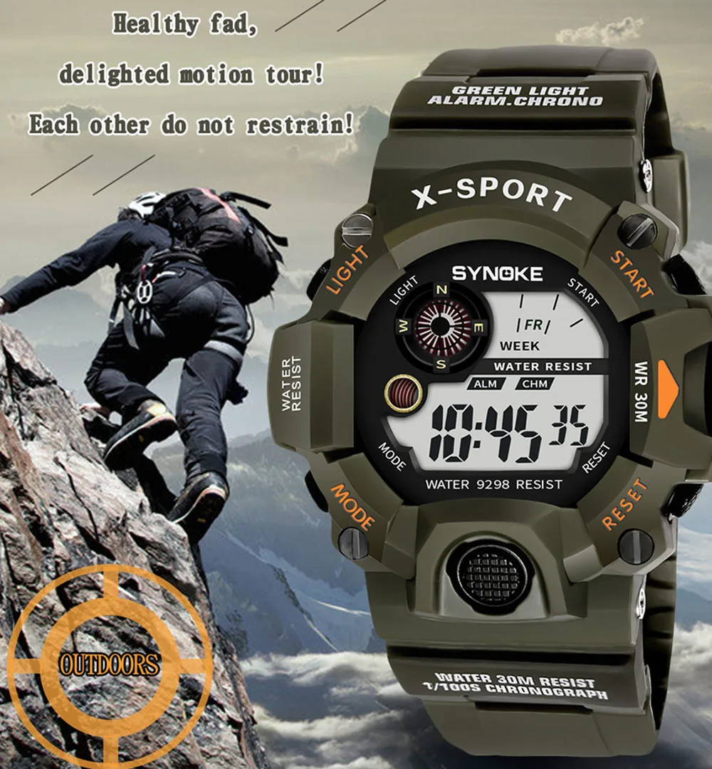 SYNOKE Fashion Casual Brand Men's Watch Multi Function Military Sports Mens Clock LED Digital Dual Movement Watches zegarek
SYNOKE Fashion Casual Brand Men's Watch Multi Function Military Sports Mens Clock LED Digital Dual Movement Watches zegarek